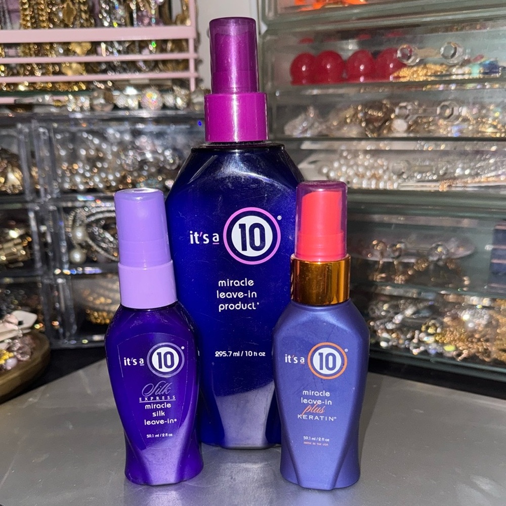 It’s a 10 leave-in hair treatment bundle